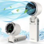 Portable Handheld Mini Fan, Foldable Powerful Winds Turbo Fan